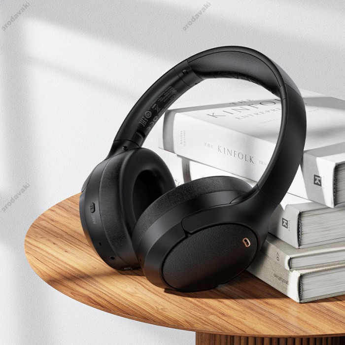 Бездротові Bluetooth навушники ACEFAST H6 active noise reduction wireless headset BT 5.3 Black